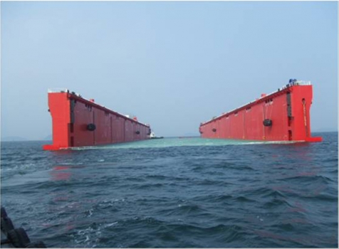 Floating Crane and Dock