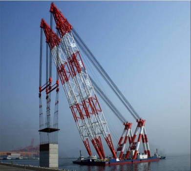 Floating Crane and Dock