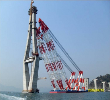 Floating Crane and Dock